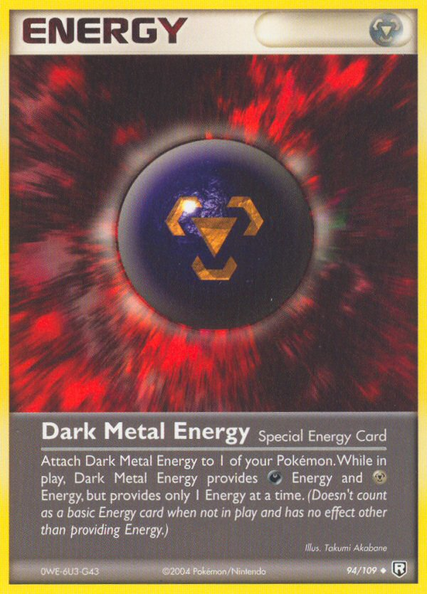 Dark Metal Energy (94/109) [EX: Team Rocket Returns] | North Valley Games