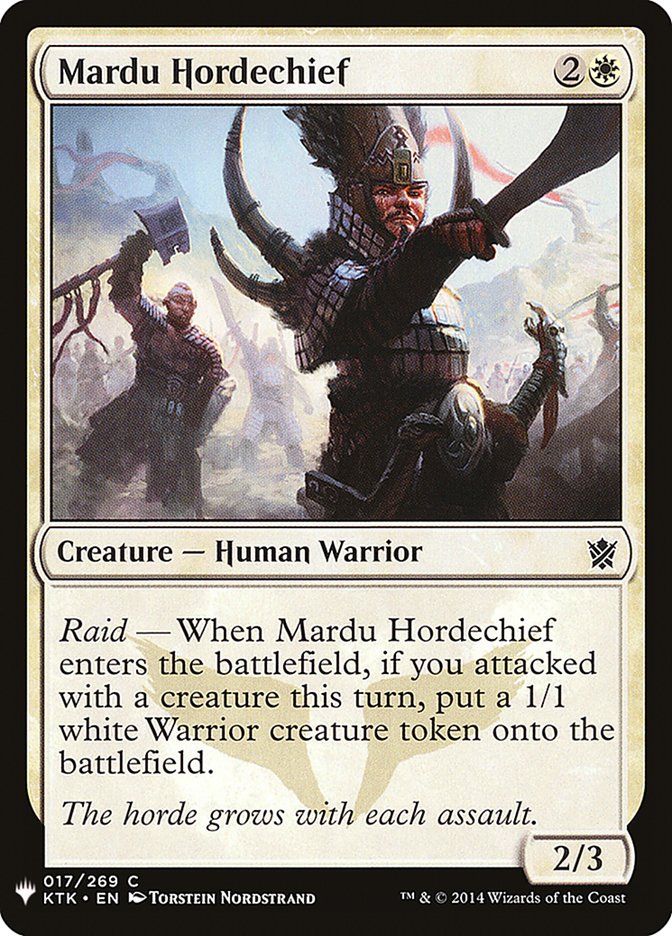 Mardu Hordechief [Mystery Booster] | North Valley Games