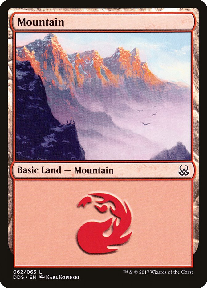 Mountain (62) [Duel Decks: Mind vs. Might] | North Valley Games