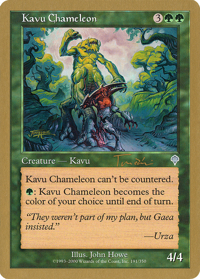 Kavu Chameleon (Jan Tomcani) [World Championship Decks 2001] | North Valley Games