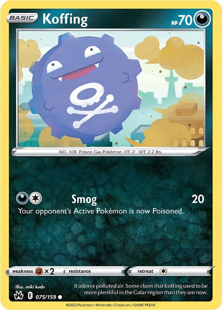 Koffing (075/159) [Sword & Shield: Crown Zenith] | North Valley Games