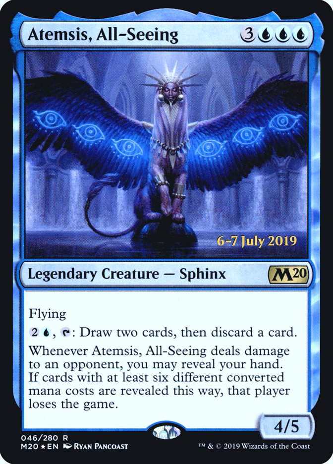 Atemsis, All-Seeing [Core Set 2020 Prerelease Promos] | North Valley Games