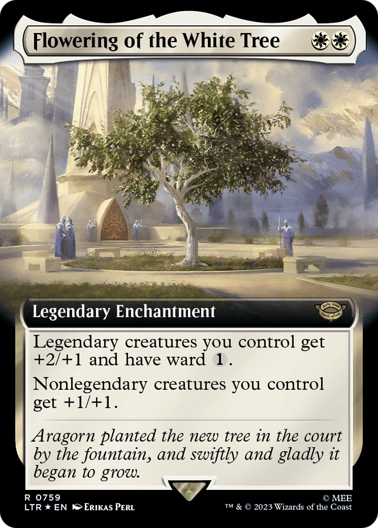 Flowering of the White Tree (Extended Art) (Surge Foil) [The Lord of the Rings: Tales of Middle-Earth] | North Valley Games