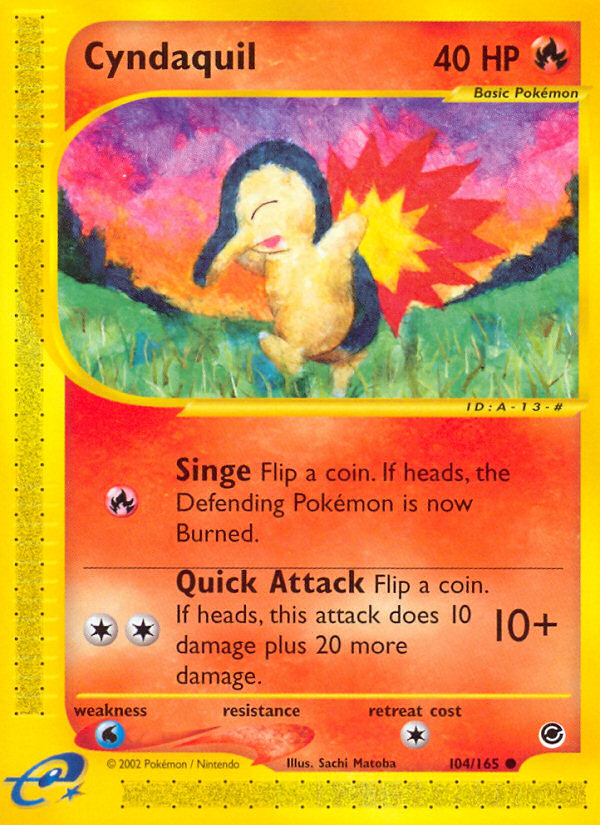 Cyndaquil (104/165) [Expedition: Base Set] | North Valley Games