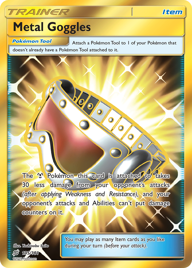 Metal Goggles (195/181) [Sun & Moon: Team Up] | North Valley Games