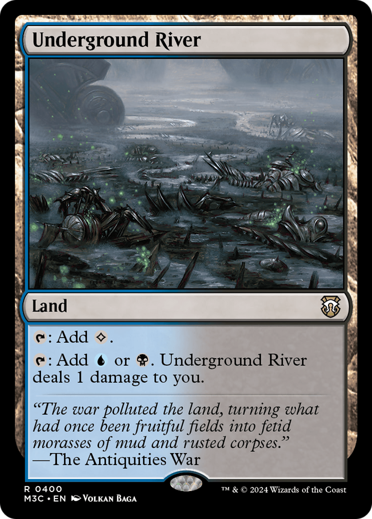 Underground River (Ripple Foil) [Modern Horizons 3 Commander] | North Valley Games
