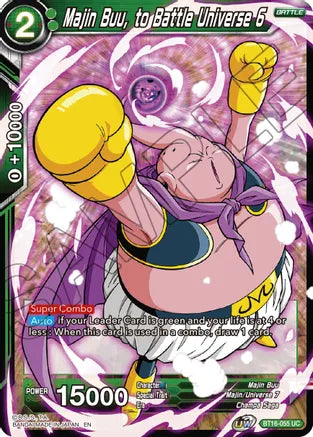 Majin Buu, to Battle Universe 6 (BT16-055) [Realm of the Gods] | North Valley Games