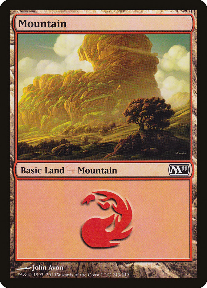 Mountain (243) [Magic 2011] | North Valley Games