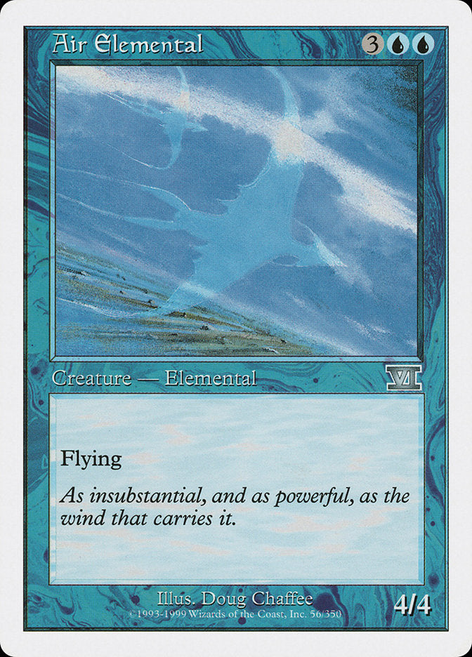 Air Elemental [Classic Sixth Edition] | North Valley Games
