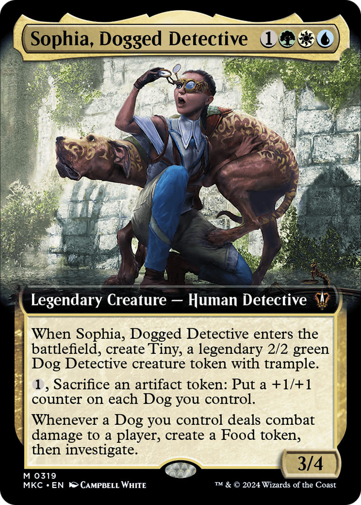 Sophia, Dogged Detective (Extended Art) [Murders at Karlov Manor Commander] | North Valley Games