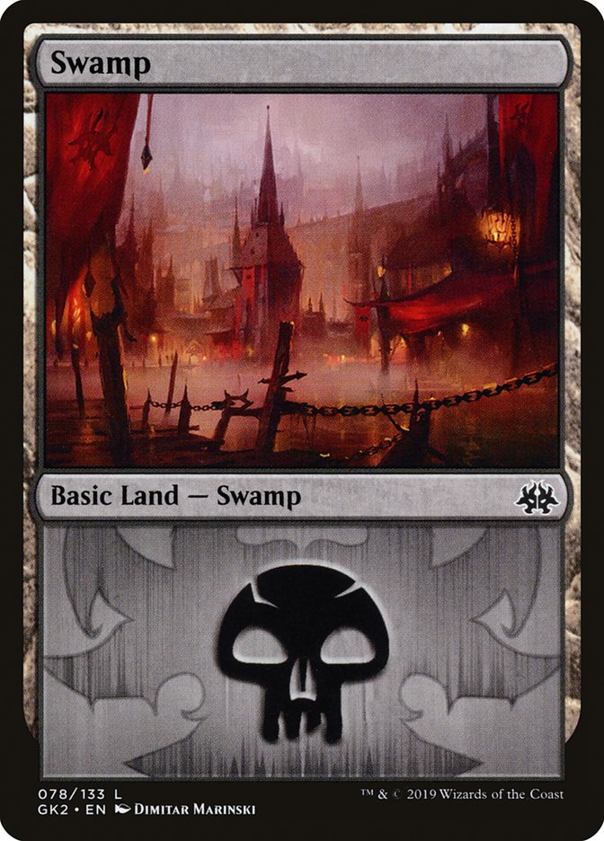 Swamp (78) [Ravnica Allegiance Guild Kit] | North Valley Games