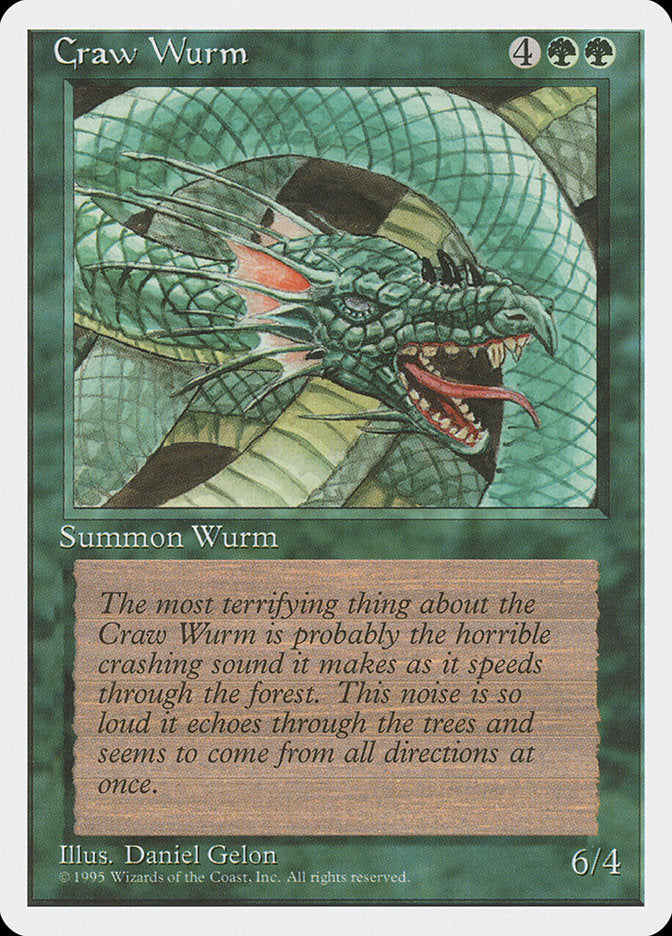 Craw Wurm [Fourth Edition] | North Valley Games
