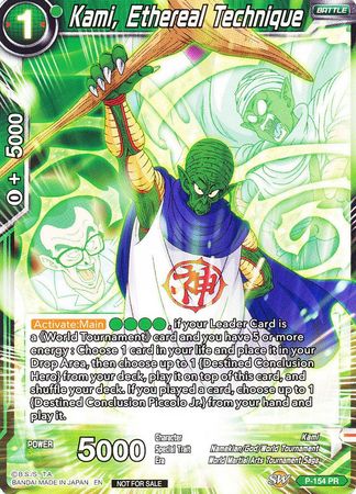 Kami, Ethereal Technique (Power Booster: World Martial Arts Tournament) (P-154) [Promotion Cards] | North Valley Games