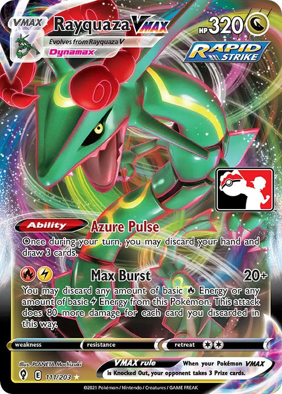 Rayquaza VMAX (111/203) [Prize Pack Series One] | North Valley Games