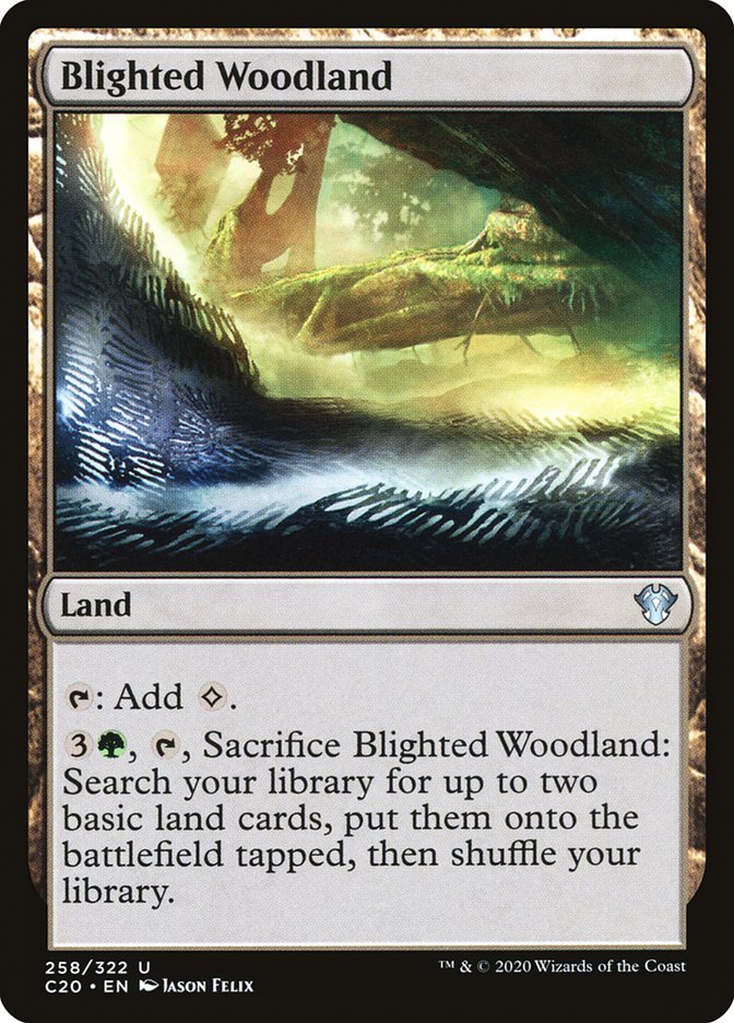 Blighted Woodland [Commander 2020] | North Valley Games