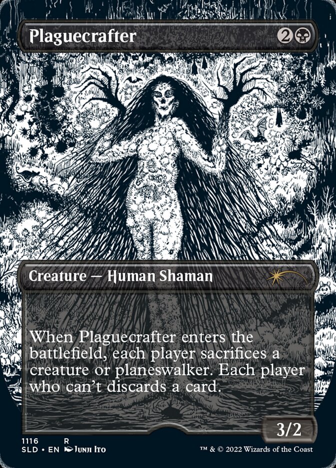 Plaguecrafter (Borderless Etched Foil) [Secret Lair Drop Series] | North Valley Games