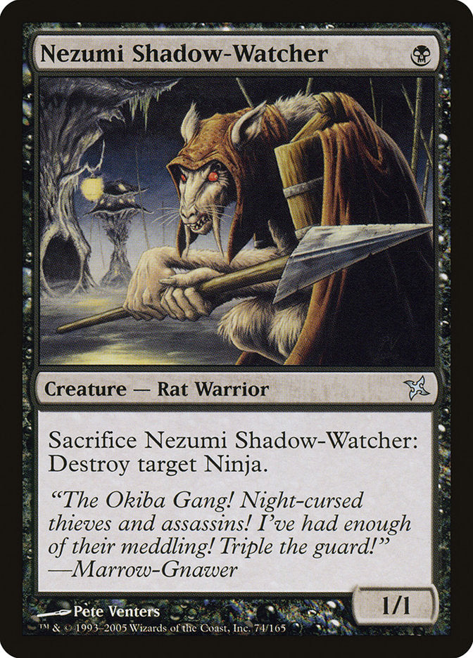 Nezumi Shadow-Watcher [Betrayers of Kamigawa] | North Valley Games