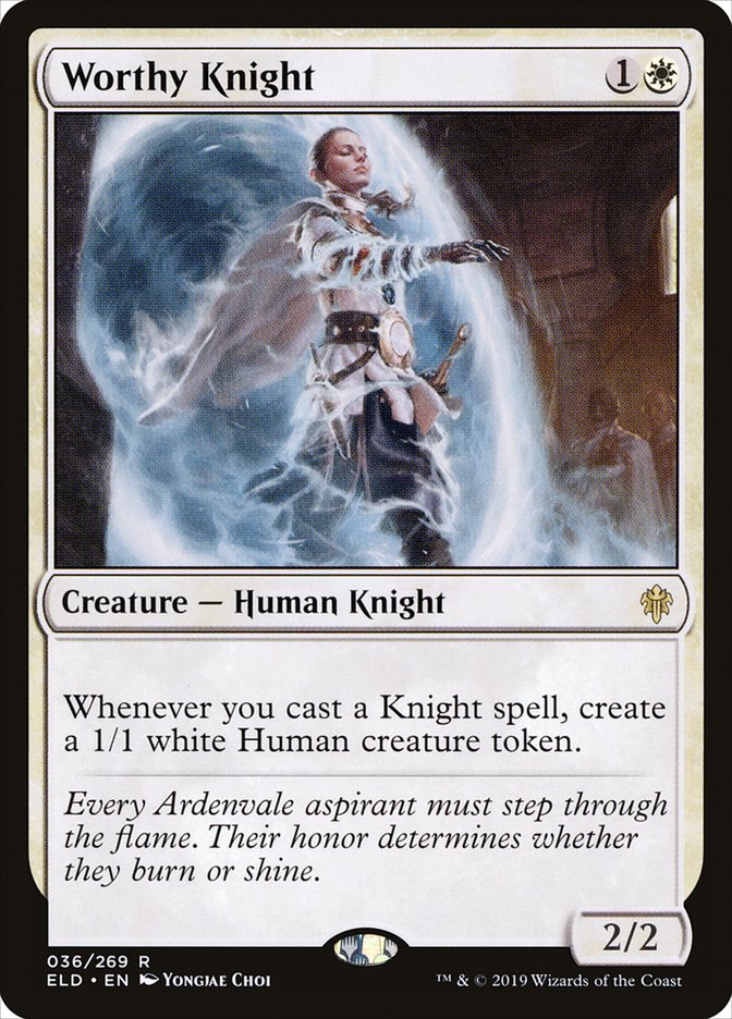 Worthy Knight [Throne of Eldraine] | North Valley Games