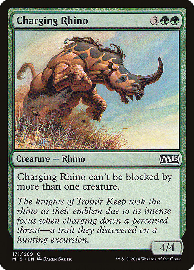 Charging Rhino [Magic 2015] | North Valley Games