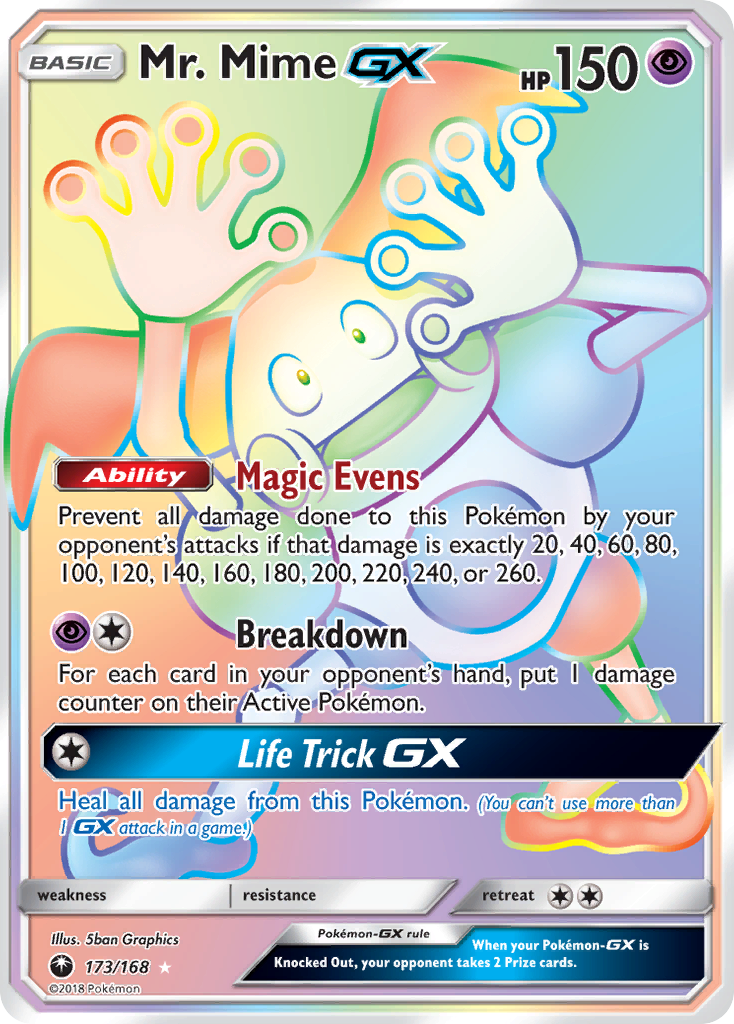 Mr. Mime GX (173/168) [Sun & Moon: Celestial Storm] | North Valley Games