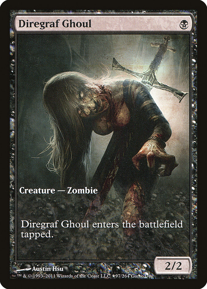 Diregraf Ghoul (Game Day) [Innistrad Promos] | North Valley Games