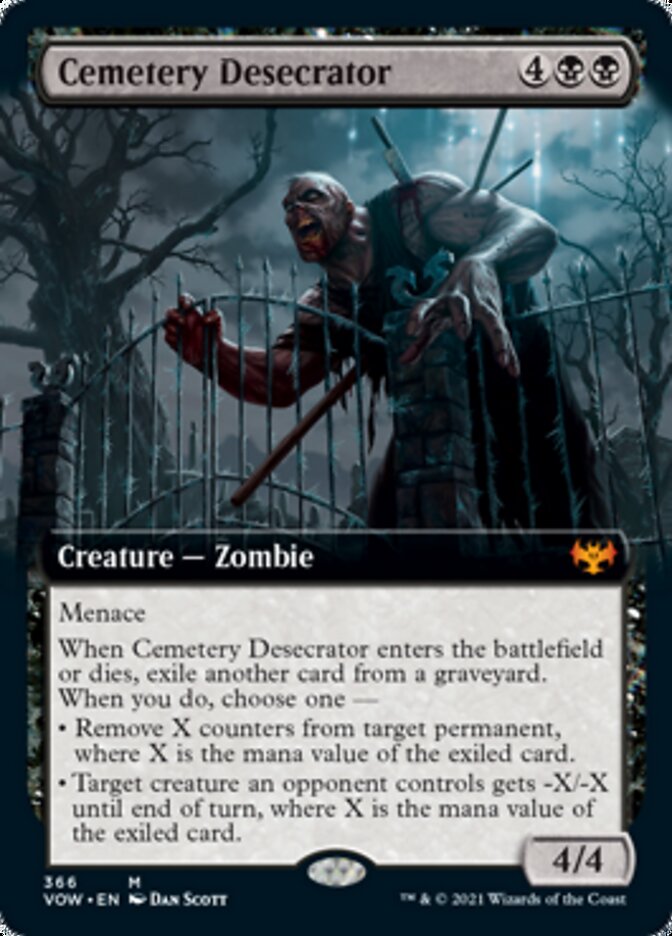 Cemetery Desecrator (Extended Art) [Innistrad: Crimson Vow] | North Valley Games