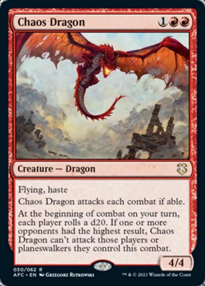 Chaos Dragon [Dungeons & Dragons: Adventures in the Forgotten Realms Commander] | North Valley Games