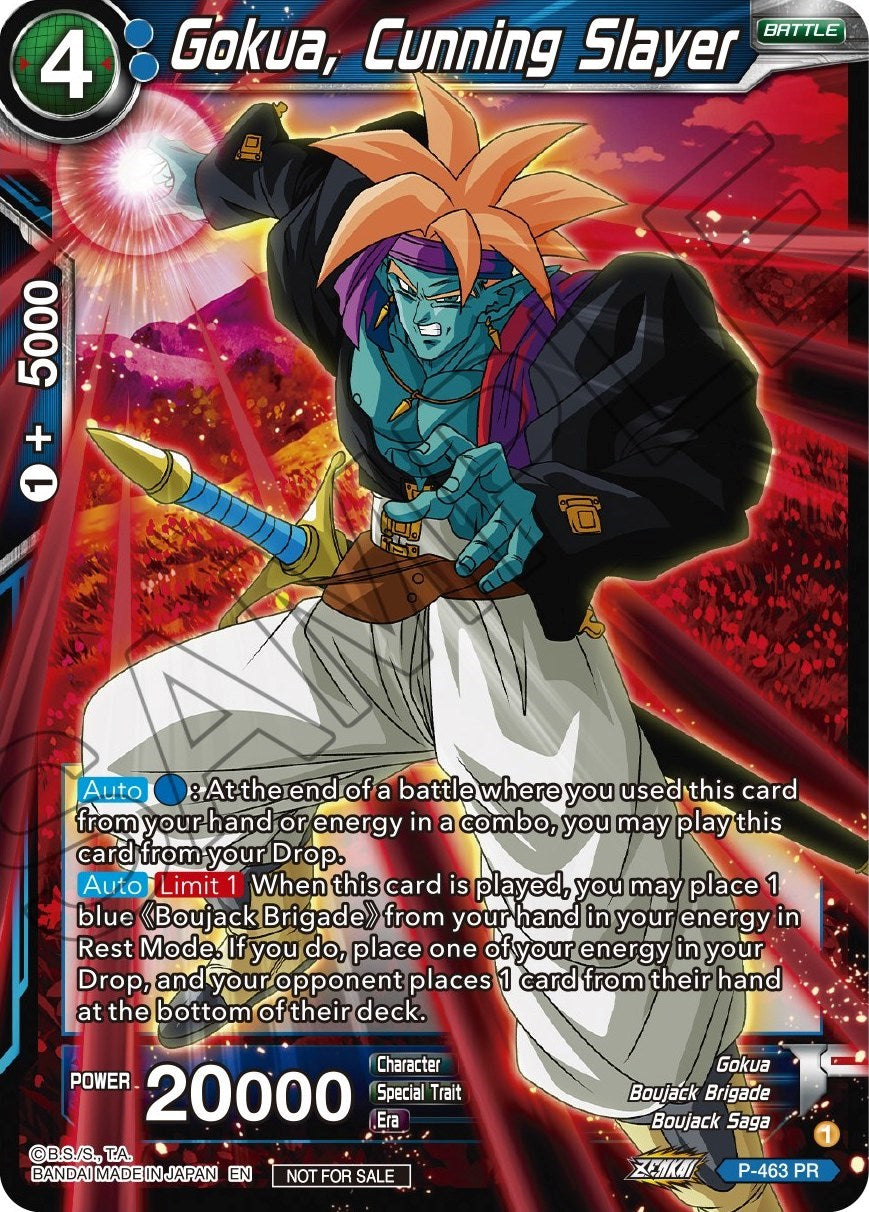 Gokua, Cunning Slayer (Z03 Dash Pack) (P-463) [Promotion Cards] | North Valley Games