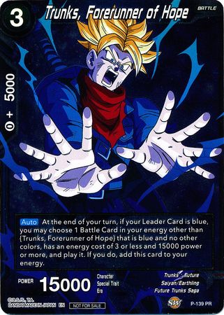 Trunks, Forerunner of Hope (P-139) [Promotion Cards] | North Valley Games