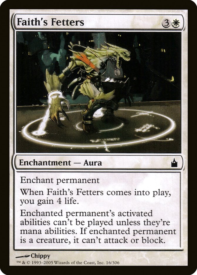 Faith's Fetters [Ravnica: City of Guilds] | North Valley Games