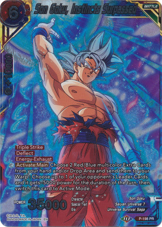 Son Goku, Instincts Surpassed (P-198) [Promotion Cards] | North Valley Games