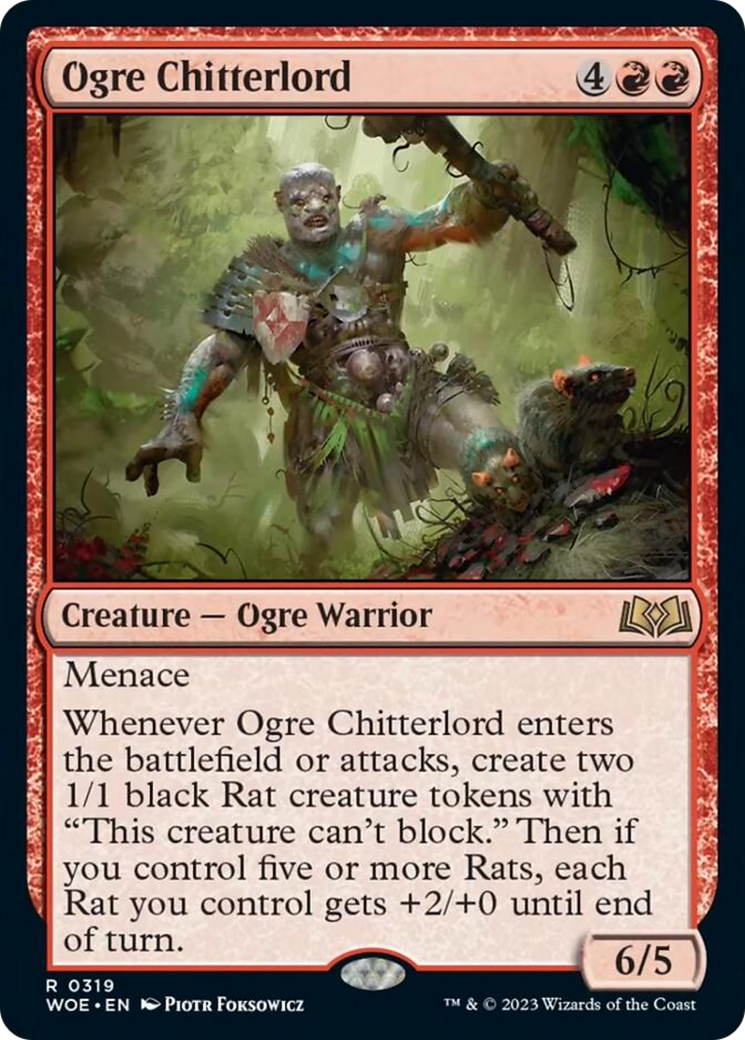 Ogre Chitterlord [Wilds of Eldraine] | North Valley Games