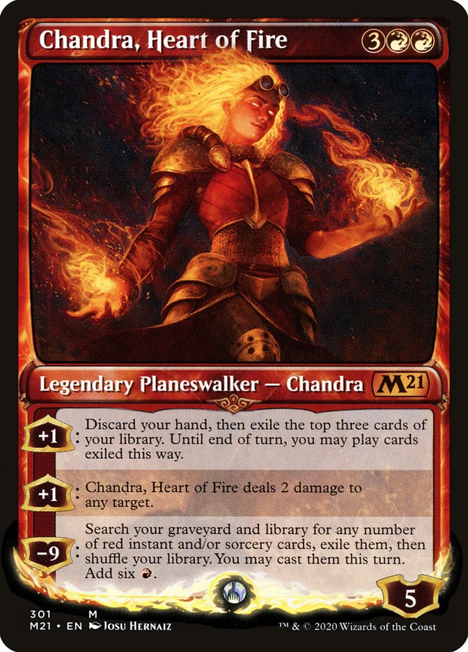 Chandra, Heart of Fire (Showcase) [Core Set 2021] | North Valley Games