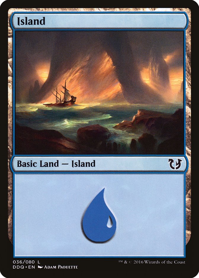 Island (36) [Duel Decks: Blessed vs. Cursed] | North Valley Games
