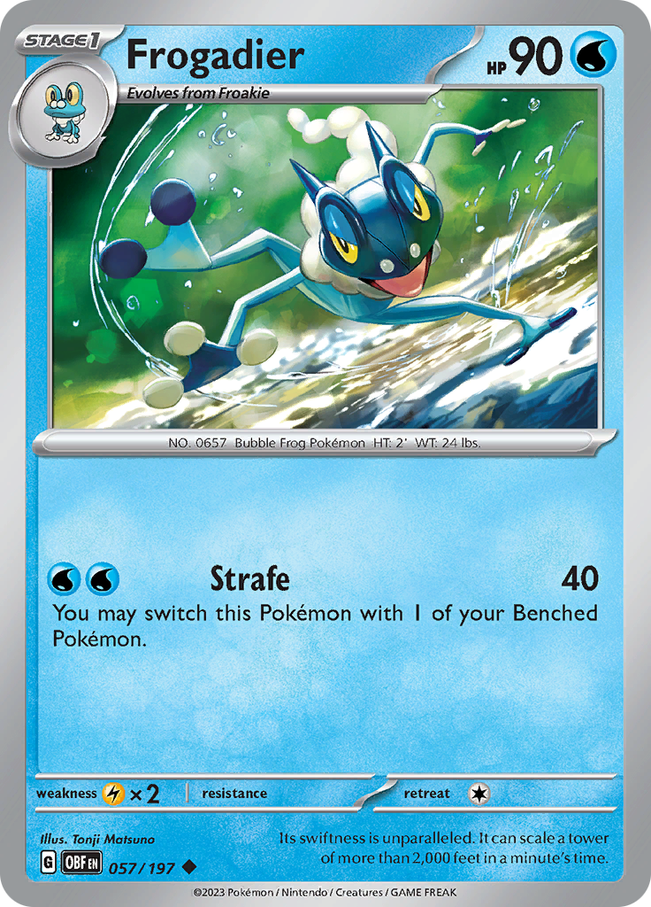 Frogadier (057/197) [Scarlet & Violet: Obsidian Flames] | North Valley Games