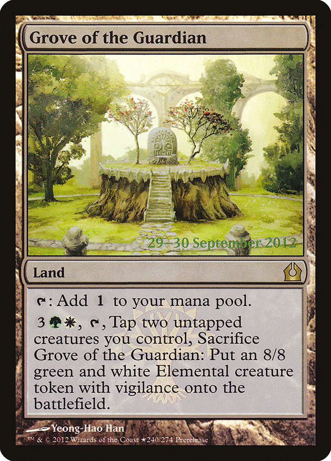 Grove of the Guardian [Return to Ravnica Prerelease Promos] | North Valley Games