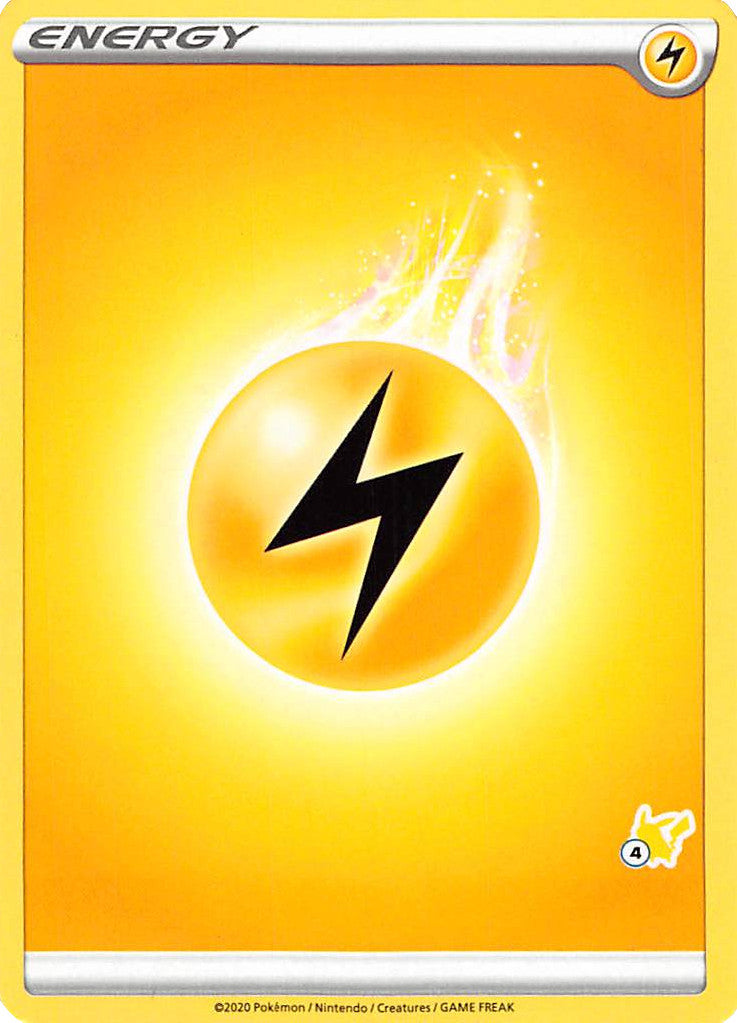 Lightning Energy (Pikachu Stamp #4) [Battle Academy 2022] | North Valley Games