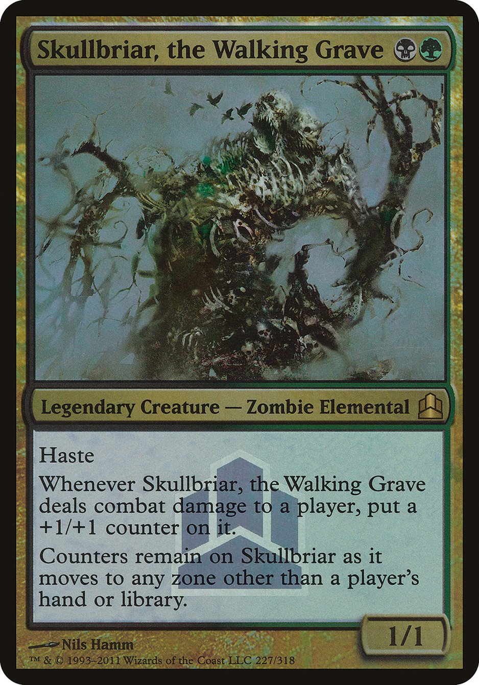 Skullbriar, the Walking Grave (Launch) (Oversized) [Commander 2011 Oversized] | North Valley Games