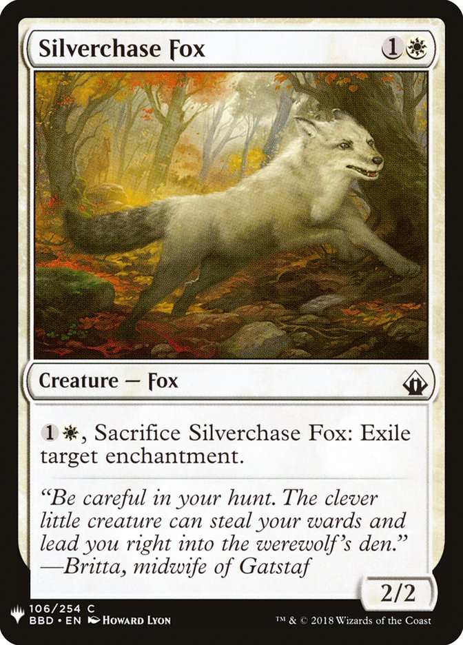 Silverchase Fox [Mystery Booster] | North Valley Games