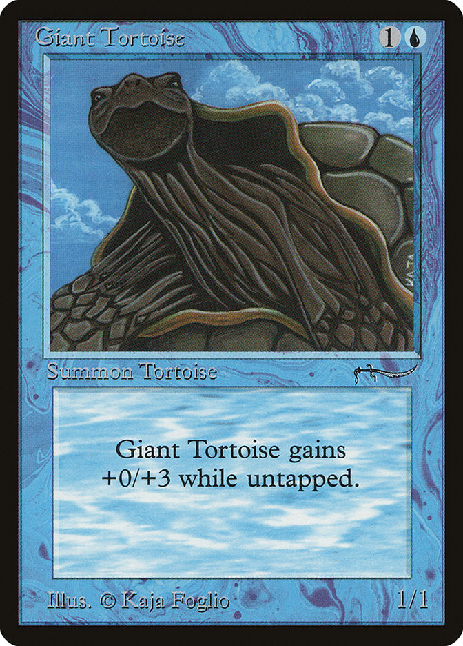 Giant Tortoise (Light Mana Cost) [Arabian Nights] | North Valley Games