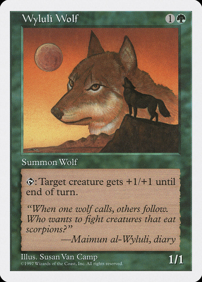 Wyluli Wolf [Fifth Edition] | North Valley Games
