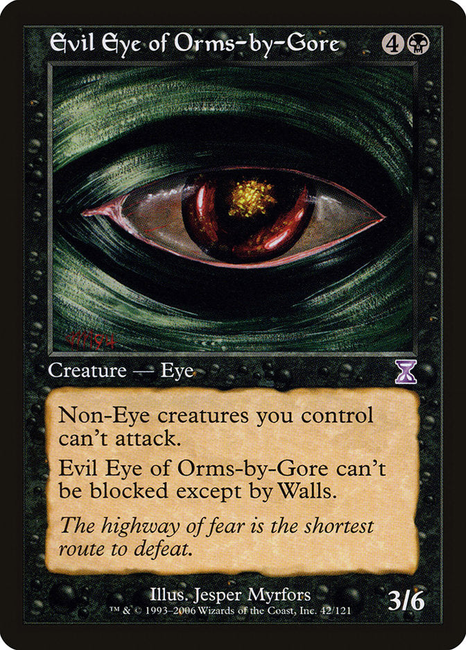 Evil Eye of Orms-by-Gore [Time Spiral Timeshifted] | North Valley Games