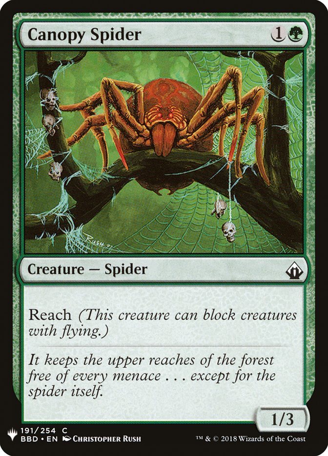 Canopy Spider [Mystery Booster] | North Valley Games