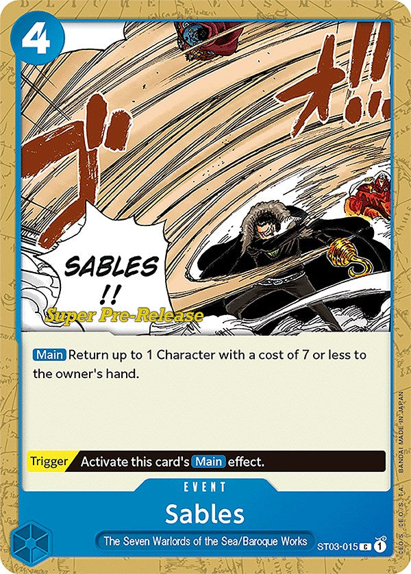 Sables [Super Pre-Release Starter Deck: The Seven Warlords of the Sea] | North Valley Games
