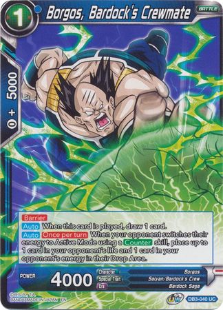 Borgos, Bardock's Crewmate (DB3-040) [Giant Force] | North Valley Games