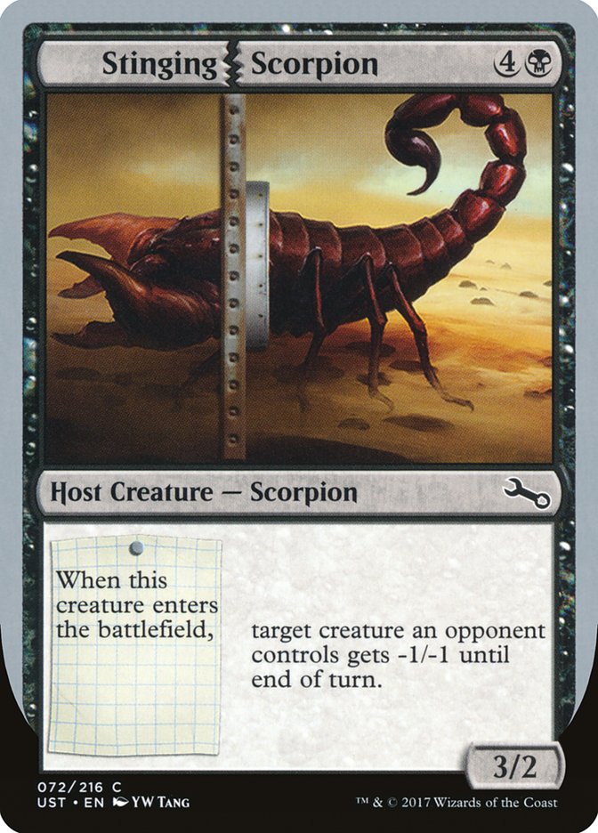 Stinging Scorpion [Unstable] | North Valley Games