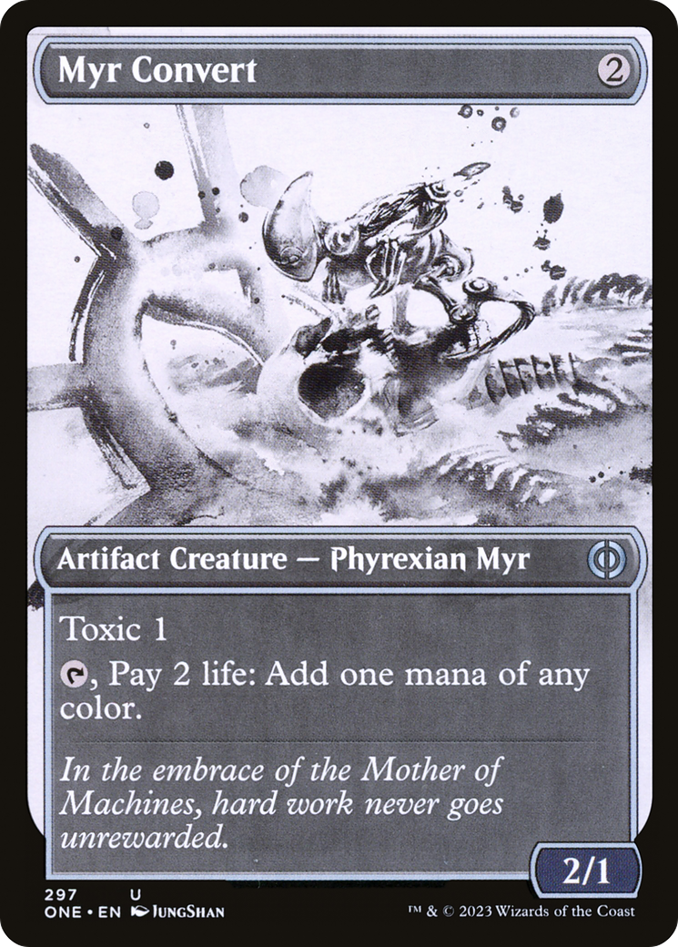 Myr Convert (Showcase Ichor) [Phyrexia: All Will Be One] | North Valley Games