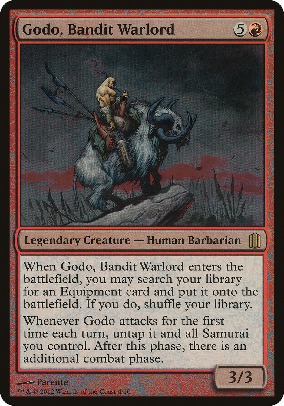 Godo, Bandit Warlord (Oversized) [Commander's Arsenal Oversized] | North Valley Games