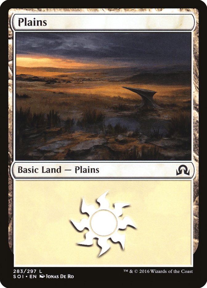 Plains (283) [Shadows over Innistrad] | North Valley Games