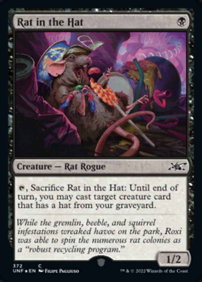 Rat in the Hat (Galaxy Foil) [Unfinity] | North Valley Games